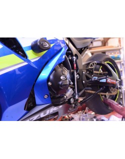 Couvre-carter gauche R&G RACING Race Series noir Suzuki GSX-R1000