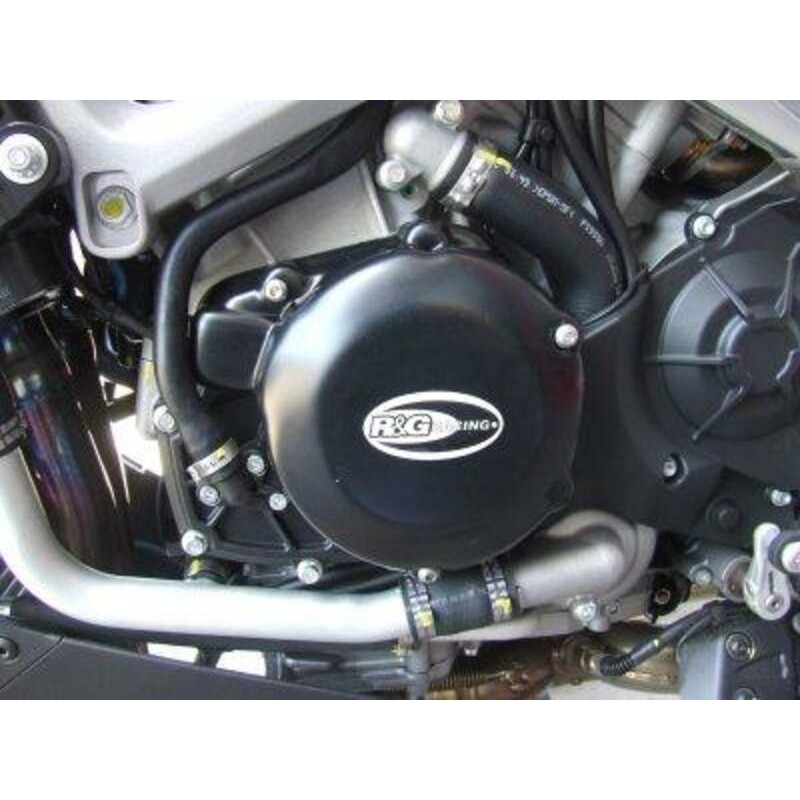 Couvre-carter gauche R&G RACING noir Aprilia RSV4/Tuono Couvre-carter gauche R&G RACING noir Aprilia RSV4/Tuono