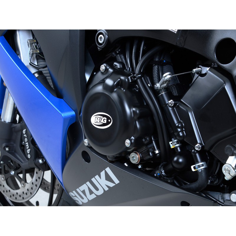 Couvre-carter gauche R&G RACING noir Suzuki GSX1000S Couvre-carter gauche R&G RACING noir Suzuki GSX1000S