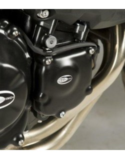 Couvre-carter droit (démarreur) R&G RACING noir Kawasaki Z750