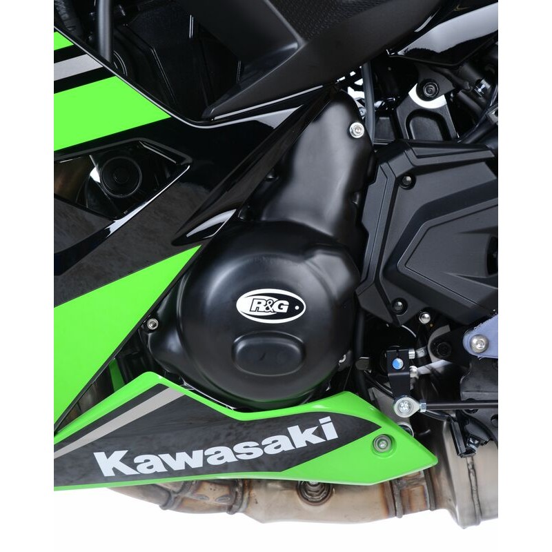Couvre-carter gauche R&G RACING noir Kawasaki Z650 Couvre-carter gauche R&G RACING noir Kawasaki Z650