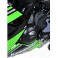 Couvre-carter gauche R&G RACING noir Kawasaki Z650 Couvre-carter gauche R&G RACING noir Kawasaki Z650