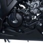 Couvre-carter droit (embrayage) R&G RACING noir Suzuki GSX-R125 Couvre-carter droit (embrayage) R&G RACING noir Suzuki GSX-R125