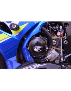 Couvre-carter gauche R&G RACING noir Suzuki GSX-R1000