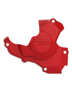 Protection de carter d'allumage POLISPORT rouge Honda CRF450R