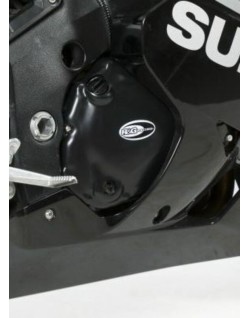 Kit couvre-carter R&G RACING noir Suzuki GSX-R600 (2 pièces)