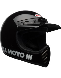 Casque BELL Moto-3 Classic - Noir brillant