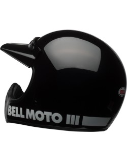 Casque BELL Moto-3 Classic - Noir brillant