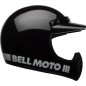 Casque BELL Moto-3 Classic - Noir brillant Casque BELL Moto-3 Classic - Noir brillant