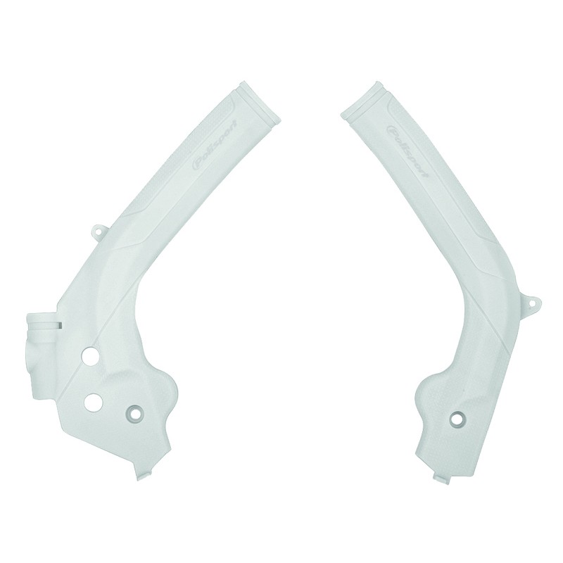 Protection de cadre POLISPORT blanc KTM/Husqvarna Protection de cadre POLISPORT blanc KTM/Husqvarna