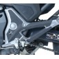 Adhésif anti-frottement R&G RACING platines repose-pieds noir 4 pièces Honda NC700S/700X/750S/750X