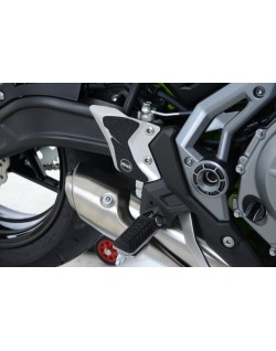 Adhésif anti-frottement R&G RACING platine talon noir (2 pièces) Kawasaki Z650