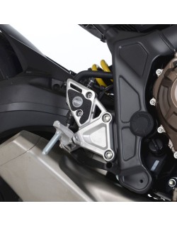 Kit protection de cadre R&G RACING noiur (2 pièces) - Honda CBR650R / CB650R