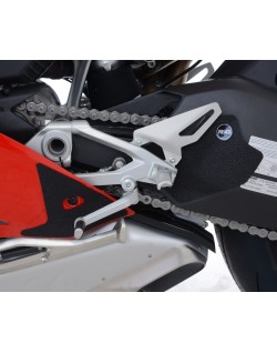 Adhésif anti-frottement R&G RACING platines repose-pieds/bras oscillant noir (3 pièces) Ducati 1100 Panigale V4