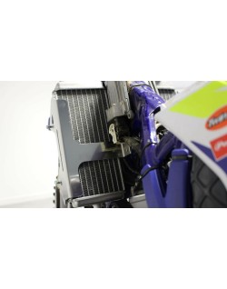 Protections de radiateurs AXP aluminium/noir Sherco