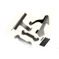 Protections de radiateurs AXP aluminium/noir Sherco Protections de radiateurs AXP aluminium/noir Sherco