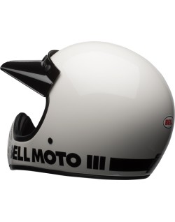 Casque BELL Moto-3 Classic - Blanc brillant