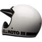Casque BELL Moto-3 Classic - Blanc brillant Casque BELL Moto-3 Classic - Blanc brillant