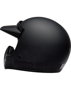 Casque BELL Moto-3 Classic - Blackout Mat/Brillant