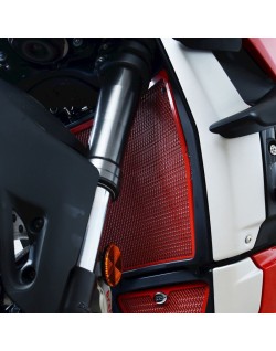 Protection de radiateur R&G RACING rouge - Ducati