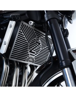 Protection de radiateur gravée R&G RACING inox Kawasaki Z900 RS