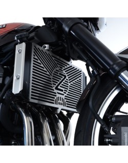 Protection de radiateur gravée R&G RACING inox Kawasaki Z900 RS