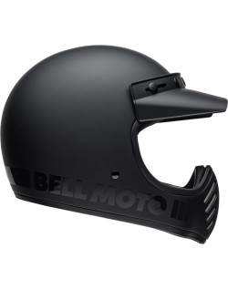 Casque BELL Moto-3 Classic - Blackout Mat/Brillant
