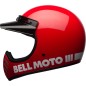 Casque BELL Moto-3 Classic - Rouge brillant Casque BELL Moto-3 Classic - Rouge brillant