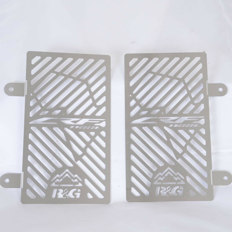 Protection de radiateur gravée R&G RACING inox Honda CRF 1100 Protection de radiateur gravée R&G RACING inox Honda CRF 1100