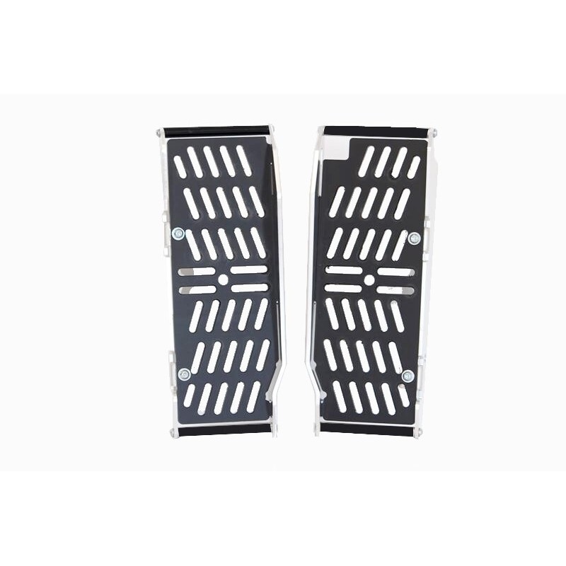 Protections de radiateurs AXP aluminium/noir - TM RACING Protections de radiateurs AXP aluminium/noir - TM RACING