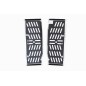 Protections de radiateurs AXP aluminium/noir - TM RACING Protections de radiateurs AXP aluminium/noir - TM RACING