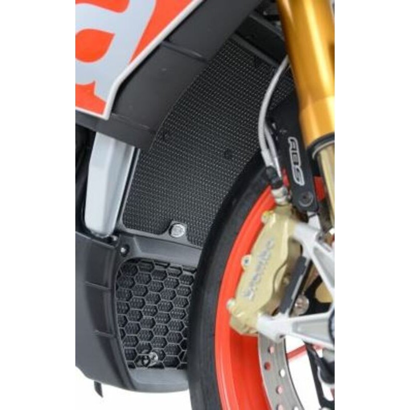 Protection de radiateur R&G Racing titane - Aprilia RSV4RR Protection de radiateur R&G Racing titane - Aprilia RSV4RR