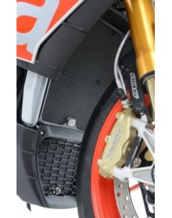 Protection de radiateur R&G Racing titane - Aprilia RSV4RR