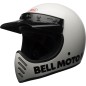 Casque BELL Moto-3 Classic - Blanc brillant Casque BELL Moto-3 Classic - Blanc brillant