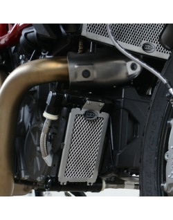 Protection de radiateur (huile) R&G RACING noir Indian FTR1200/S