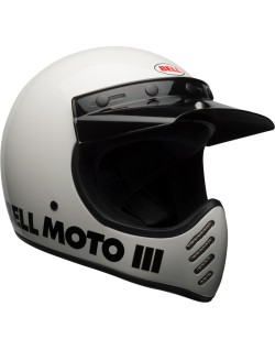 Casque BELL Moto-3 Classic - Blanc brillant