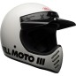 Casque BELL Moto-3 Classic - Blanc brillant Casque BELL Moto-3 Classic - Blanc brillant