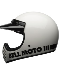 Casque BELL Moto-3 Classic - Blanc brillant