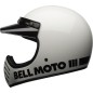 Casque BELL Moto-3 Classic - Blanc brillant Casque BELL Moto-3 Classic - Blanc brillant