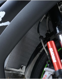 Protection de radiateur R&G RACING titane Kawasaki Ninja ZX-10R