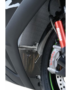 Protection de radiateur R&G RACING titane Kawasaki Ninja ZX-10R