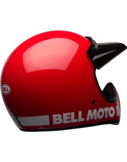 Casque BELL Moto-3 Classic - Rouge brillant