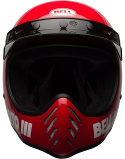 Casque BELL Moto-3 Classic - Rouge brillant