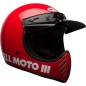 Casque BELL Moto-3 Classic - Rouge brillant Casque BELL Moto-3 Classic - Rouge brillant