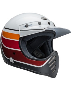 Casque BELL Moto-3 - RSD Saddleback Satin/Gloss White/Black