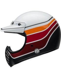 Casque BELL Moto-3 - RSD Saddleback Satin/Gloss White/Black