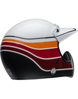 Casque BELL Moto-3 - RSD Saddleback Satin/Gloss White/Black