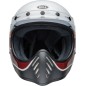 Casque BELL Moto-3 - RSD Saddleback Satin/Gloss White/Black Casque BELL Moto-3 - RSD Saddleback Satin/Gloss White/Black
