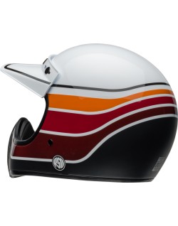 Casque BELL Moto-3 - RSD Saddleback Satin/Gloss White/Black