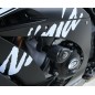 Kit tampons de protection R&G RACING Aero noir Kawasaki ZX-R10